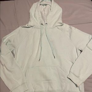 Mint green women’s forever 21 hooded sweatshirt